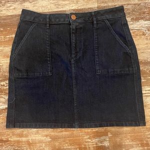 Loft Jean Mini Skirt